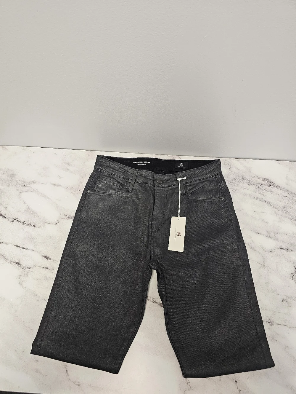 Ag Adriano Goldschmied The Farrah High Rise‎ Skinny Gray Jeans 27 NWT